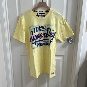 Tokyo Super Dry - Oversized - Yellow - Soft - T-Shirt -Size Large